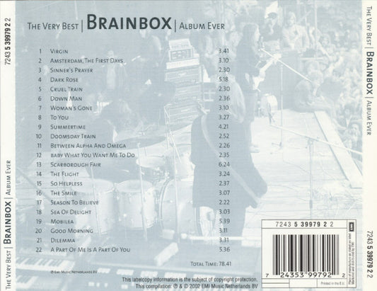 Brainbox (3) : The Very Best Brainbox Album Ever (CD, Comp, RE)