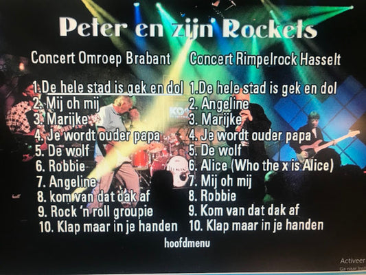 Peter Koelewijn & Zijn Rockets : Live In Concert (DVD)