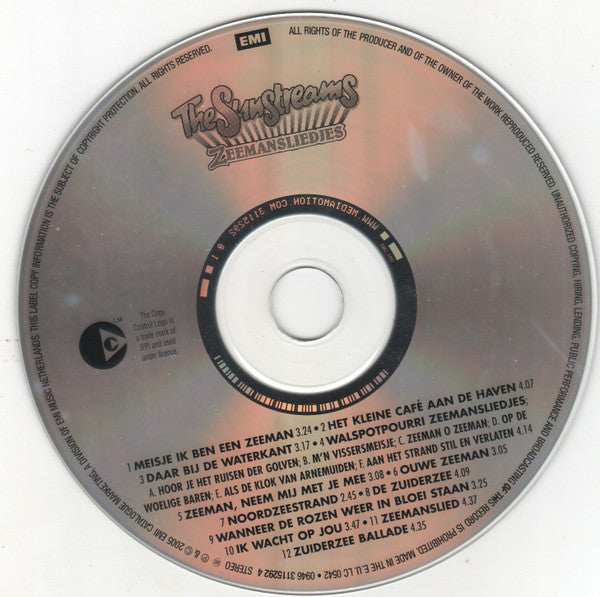 The Sunstreams : Zeemansliedjes (CD, Album)