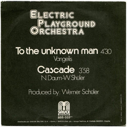 Electric Playground Orchestra : To The Unknown Man (7", Single)