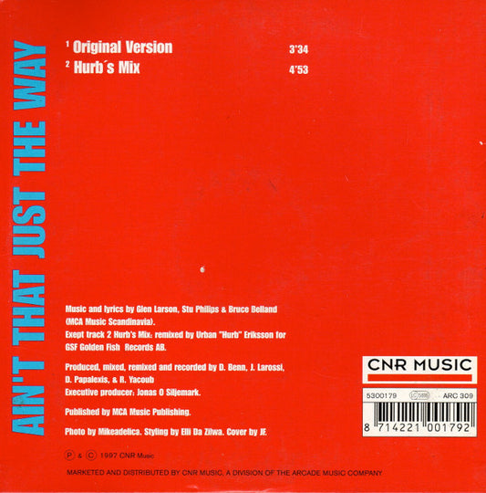 Lutricia McNeal : Ain't That Just The Way (CD, Single, Car)