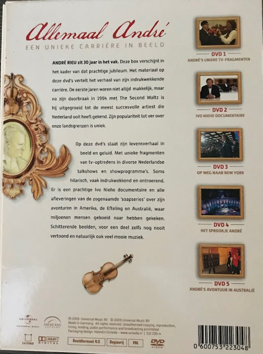 André Rieu : Allemaal André (5xDVD-V)