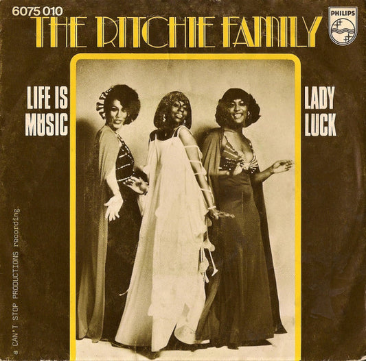 The Ritchie Family : Life Is Music (7", Single)