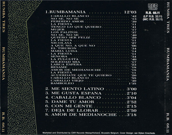 Rumba Tres : Rumbamania (CD, Album)