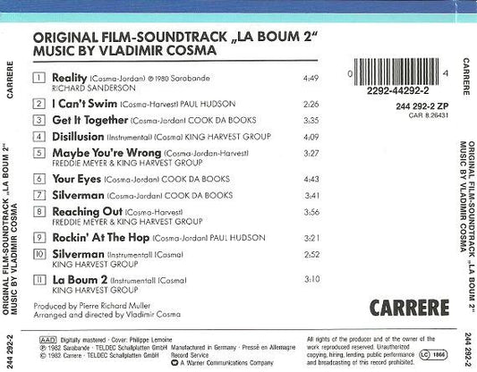 Vladimir Cosma : La Boum 2 (Original Soundtrack) (CD, Album, RE)