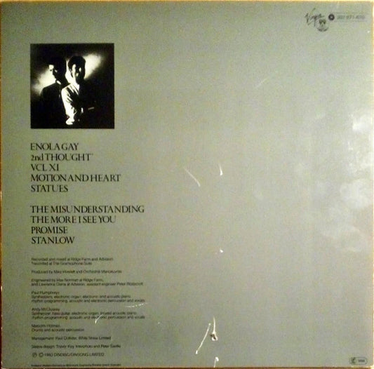 Orchestral Manoeuvres In The Dark : Organisation (LP, Album, RP)