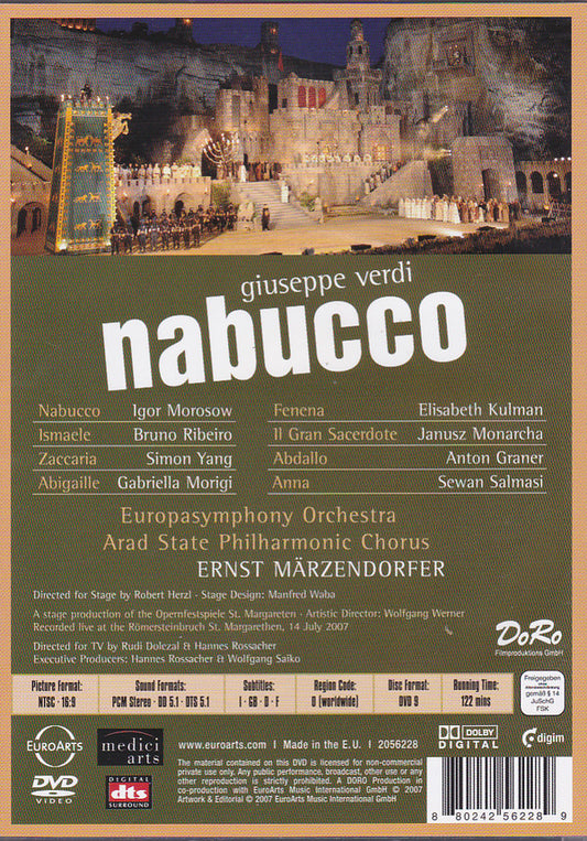 Giuseppe Verdi : Nabucco (DVD-V, Multichannel, NTSC)