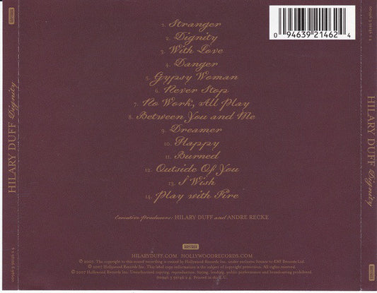 Hilary Duff : Dignity (CD, Album)