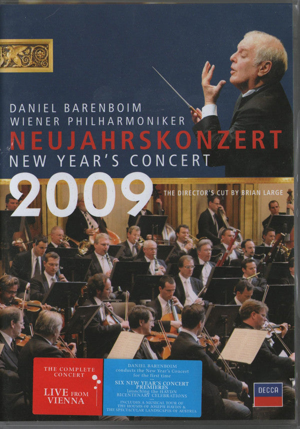 Daniel Barenboim, Wiener Philharmoniker : Neujahrskonzert 2009 (New Year's Concert 2009) (DVD-V, NTSC)