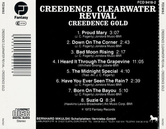 Creedence Clearwater Revival : Creedence Gold (CD, Comp, RE)
