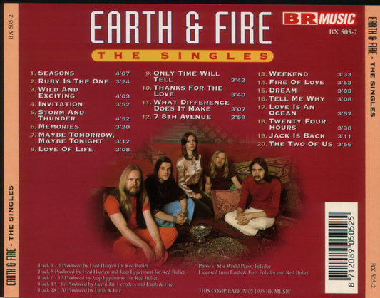 Earth And Fire : The Singles (CD, Comp)