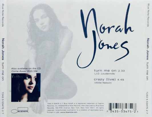 Norah Jones : Turn Me On (CD, Single)