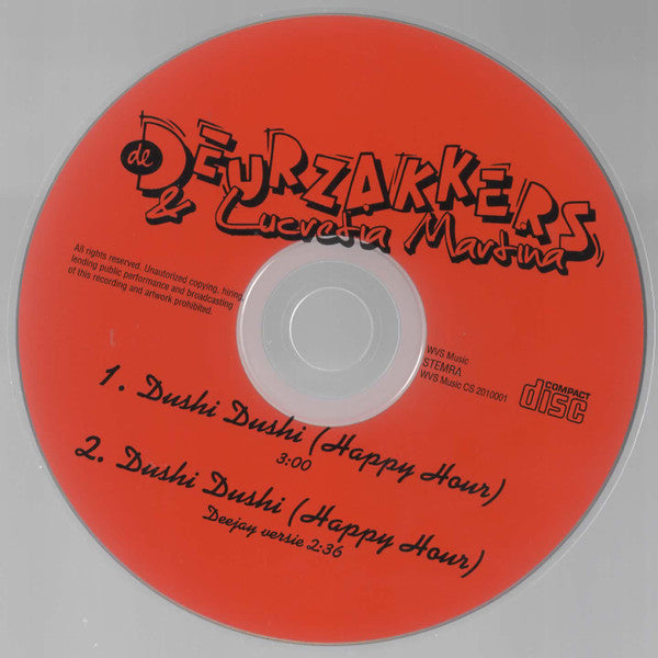 De Deurzakkers & Lucretia Martina : Dushi Dushi (Happy Hour) (CD, Single)