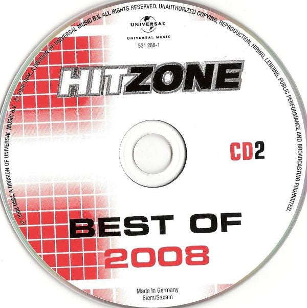Various : Radio 538 - Hitzone - Best Of 2008 (2xCD, Comp)