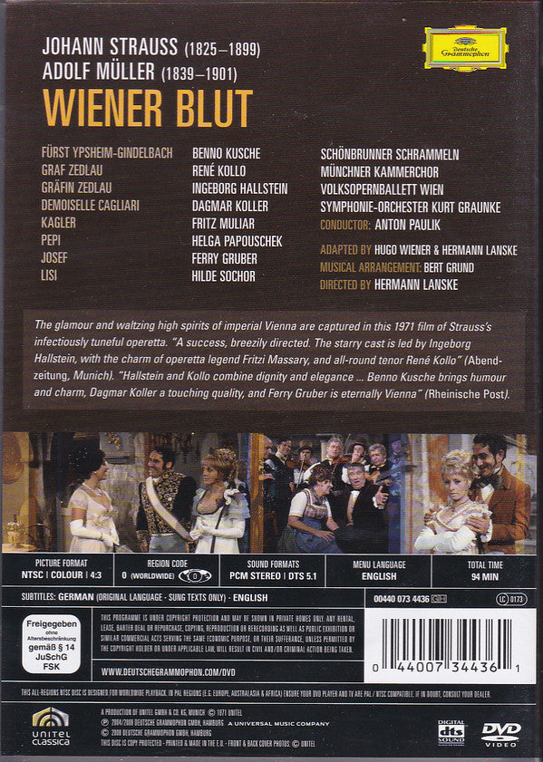 Johann Strauss Jr. : Wiener Blut (DVD-V, NTSC)