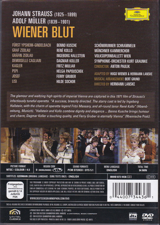 Johann Strauss Jr. : Wiener Blut (DVD-V, NTSC)