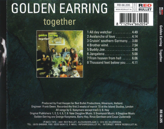 Golden Earring : Together (CD, Album, RE)