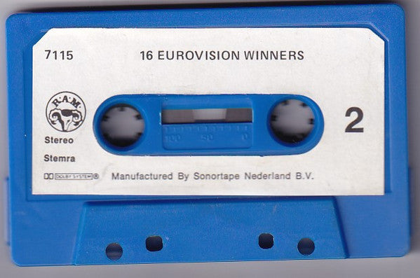 Unknown Artist : 16 Eurovision Winners (Cass, Comp)