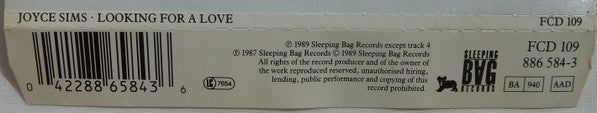 Joyce Sims : Looking For A Love (CD, Mini, Single)