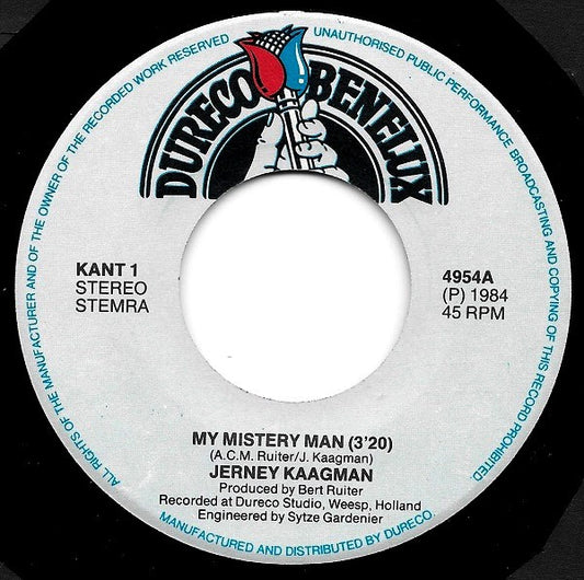 Jerney Kaagman : My Mistery Man (7", Single)