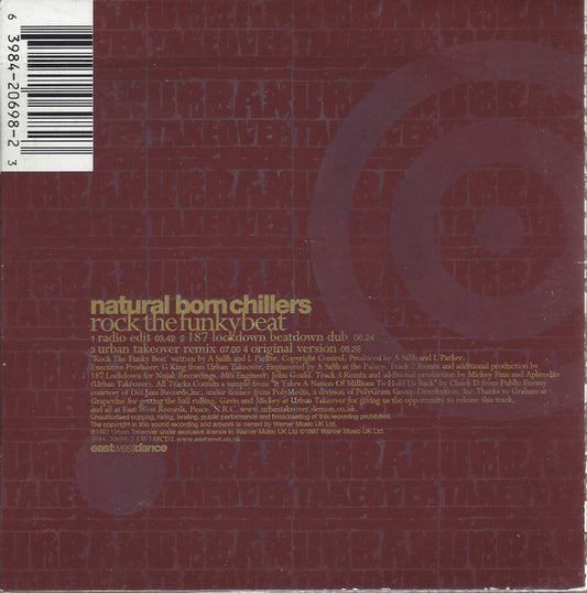 Natural Born Chillers : Rock The Funky Beat (CD, Single, Car)