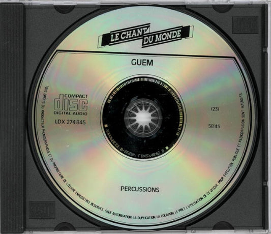 Guem : Percussions (CD, Comp)