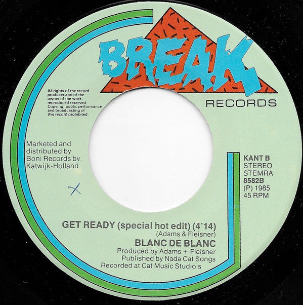 Blanc De Blanc : Get Ready (7")