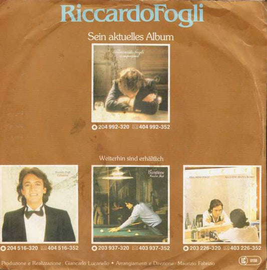 Riccardo Fogli : Compagnia (7", Single)