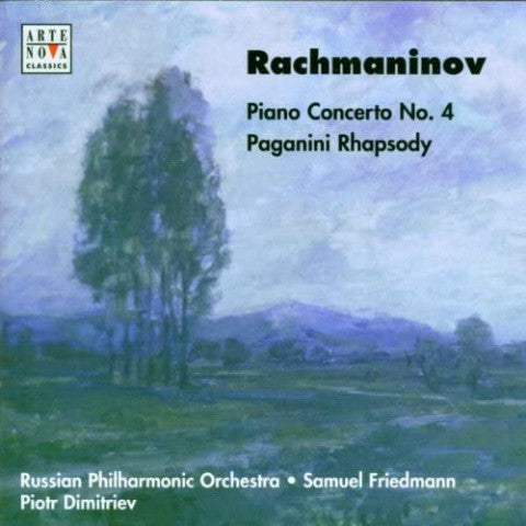 Sergei Vasilyevich Rachmaninoff, Russian Philharmonic Orchestra, Samuel Friedmann, Pyotr Dimitriev : Piano Concerto 4 (CD, Album)