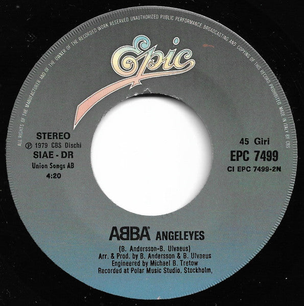 ABBA : Voulez-Vous / Angeleyes (7", Single)