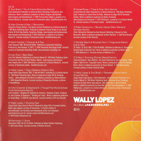 Wally Lopez : GUDJ Volume // 03: Wally Lopez (2xCD, Comp, Mixed)
