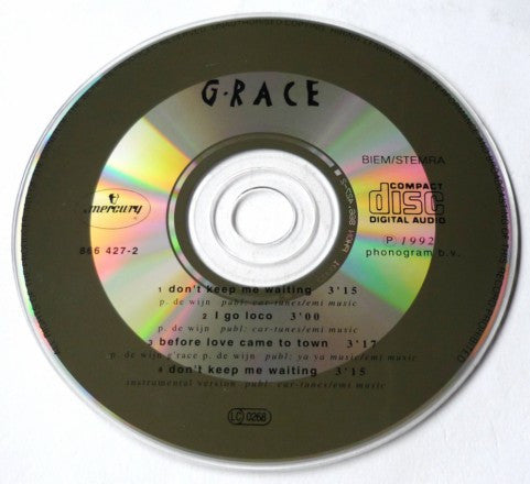 G'race Featuring Booker T. Jones : Don't Keep Me Waiting (CD, Single)