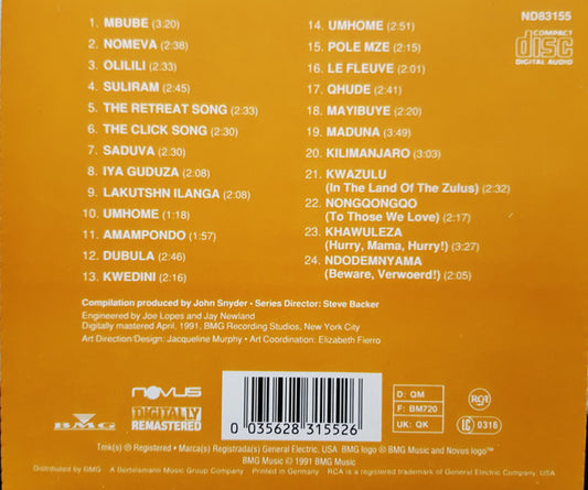 Miriam Makeba : Africa (CD, Comp, RM)