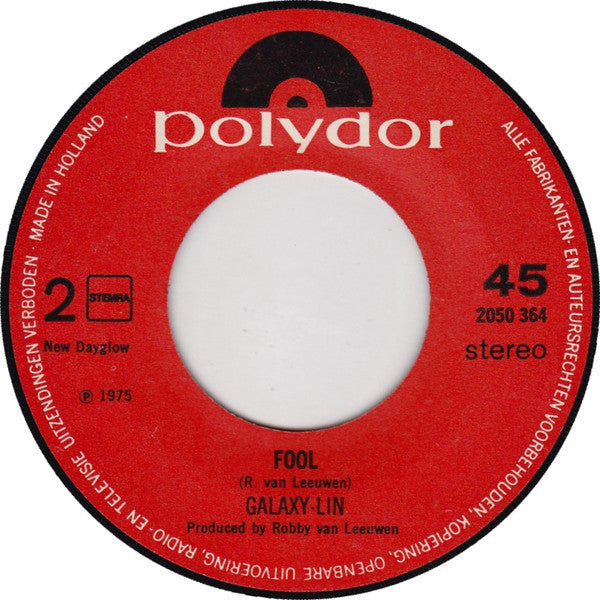 Galaxy-Lin : Long Hot Summer (7", Single)