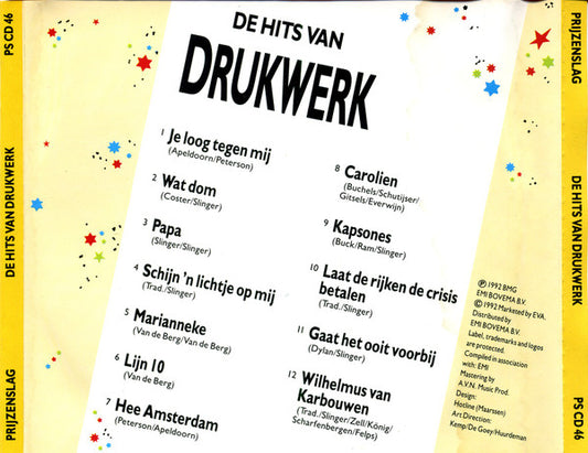 Drukwerk : De Hits Van (CD, Comp)