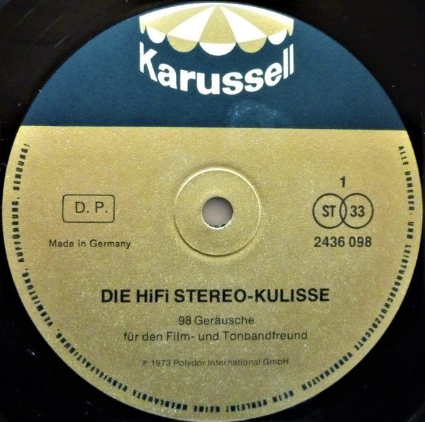 No Artist : Die Hifi Stereo-Kulisse (2xLP, Comp)