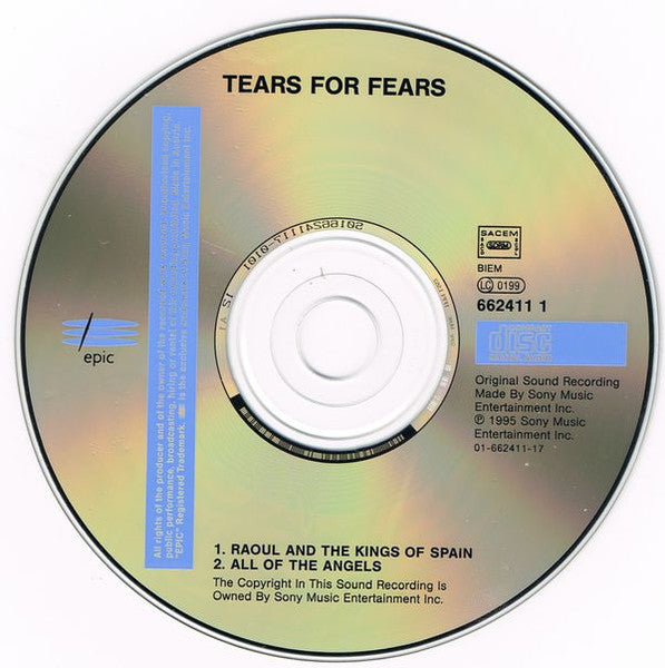 Tears For Fears : Raoul And The Kings Of Spain (CD, Single, Car)