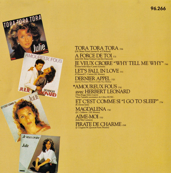 Julie : Disque D'Or "A Force De Toi" (CD, Comp)