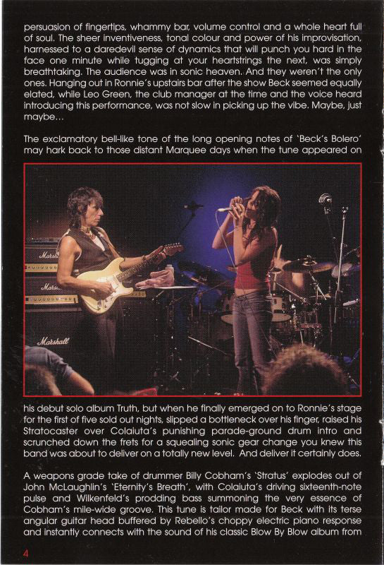 Jeff Beck : Performing This Week... Live At Ronnie Scott's (DVD-V, Copy Prot., Multichannel, PAL, DTS)