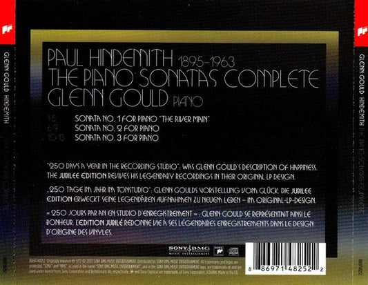 Glenn Gould - Paul Hindemith : The Piano Sonatas Complete, Nos. 1, 2 And 3 (CD, RE)