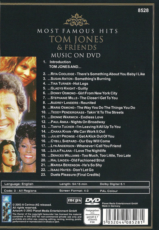 Tom Jones & Friends (87) : Most Famous Hits (DVD-V, PAL)