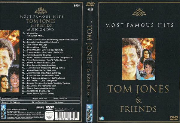 Tom Jones & Friends (87) : Most Famous Hits (DVD-V, PAL)