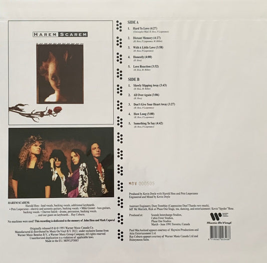 Harem Scarem : Harem Scarem (LP, Album, Ltd, Num, RE, Gol)
