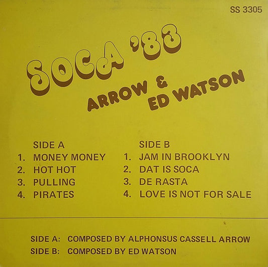 Arrow (2) & Ed Watson : Soca '83 (LP)