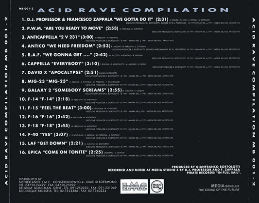 Various : Acid Rave Compilation (CD, Comp, P/Mixed)