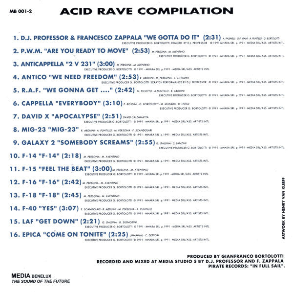 Various : Acid Rave Compilation (CD, Comp, P/Mixed)