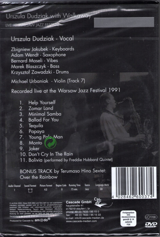 Urszula Dudziak With Walk Away : Live At Warsaw Jazz Festival (DVD-V)