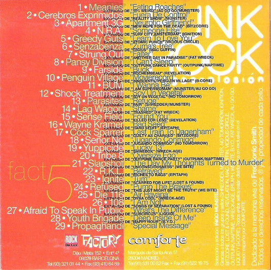 Various : Punk Rock Megaexplosión (CD, Comp, Promo)