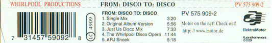 Whirlpool Productions : From: Disco To: Disco (CD, Maxi)