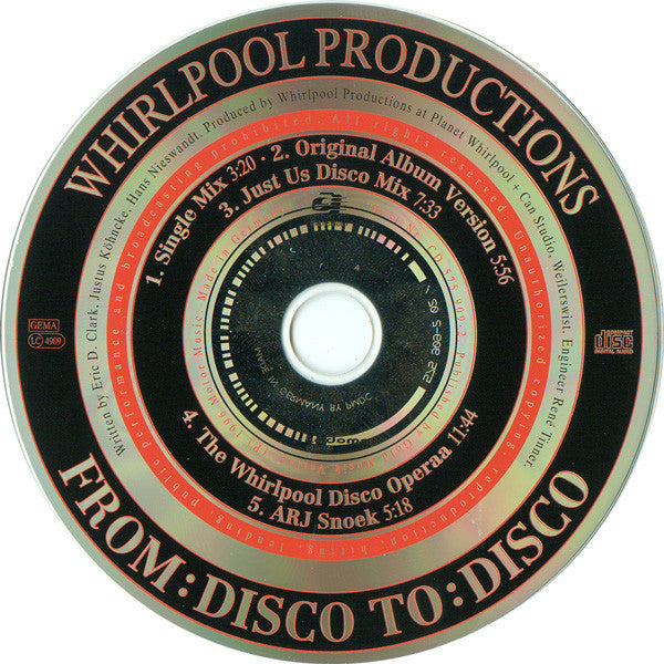 Whirlpool Productions : From: Disco To: Disco (CD, Maxi)